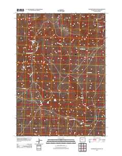 Nostrum Mountain 2012 topographic map thumbnail