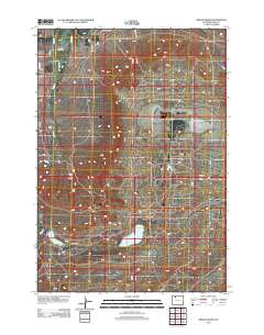 Oregon Basin 2012 topographic map thumbnail