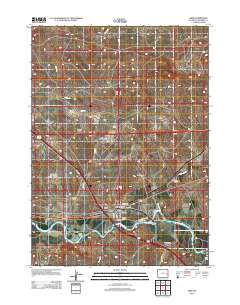 Orin 2012 topographic map thumbnail