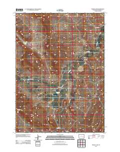 Poison Lake 2012 topographic map thumbnail