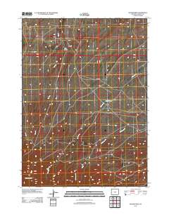 Spanish Mine 2012 topographic map thumbnail