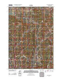 Skull Creek 2012 topographic map thumbnail
