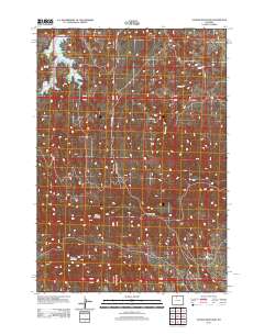 Tatman Mountain 2012 topographic map thumbnail