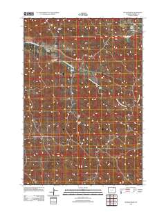 Truman Draw 2012 topographic map thumbnail
