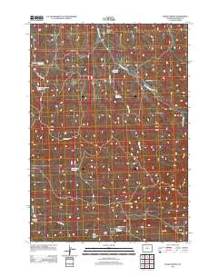 Wagon Prong 2012 topographic map thumbnail