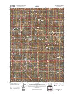 Wags Pinnacle 2012 topographic map thumbnail
