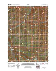 Wahb Springs 2012 topographic map thumbnail
