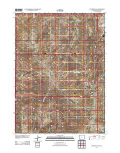 Sevenmile Gulch 2012 topographic map thumbnail