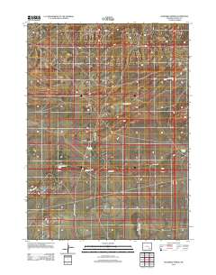 Sevenmile Spring 2012 topographic map thumbnail