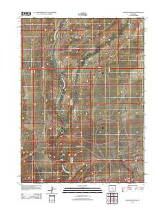 Walker Draw SE 2012 topographic map thumbnail