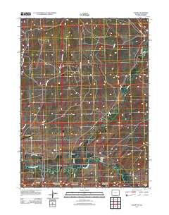 Savery 2012 topographic map thumbnail