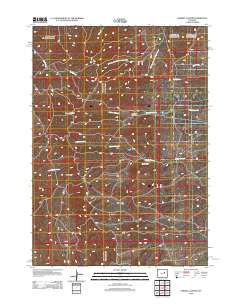 Sawmill Canyon 2012 topographic map thumbnail