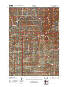 Square Top Butte 2012 topographic map thumbnail