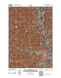 Somerville Flats West 2012 topographic map thumbnail