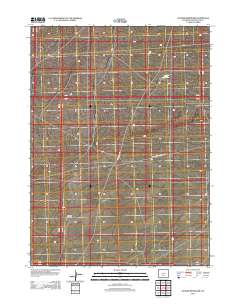 Sooner Reservoir 2012 topographic map thumbnail