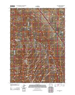 Wall Creek 2012 topographic map thumbnail
