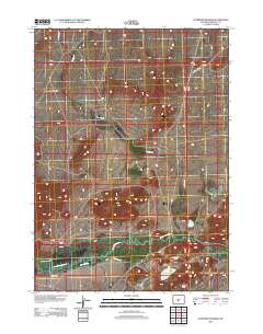 Stampede Meadow 2012 topographic map thumbnail