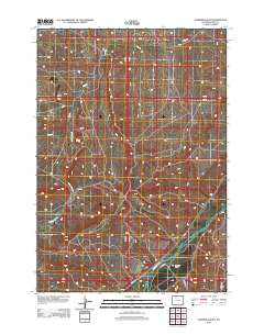 Sleepers Ranch 2012 topographic map thumbnail