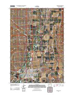 Worland 2012 topographic map thumbnail