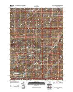South Fork Reservoir 2012 topographic map thumbnail