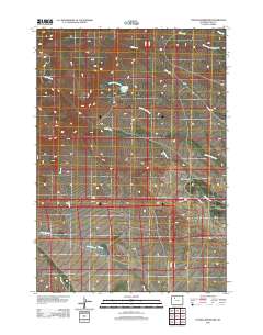 Thomas Reservoir 2012 topographic map thumbnail