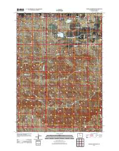 Wardel Reservoir 2012 topographic map thumbnail