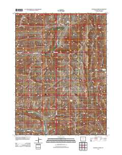 Warfield Creek 2012 topographic map thumbnail