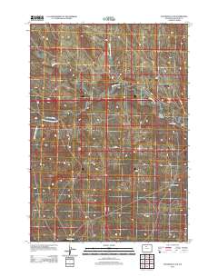 Schuster Flats 2012 topographic map thumbnail