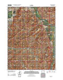 Millis 2012 topographic map thumbnail