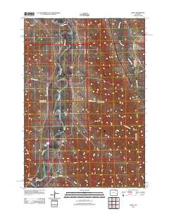 Lariat 2012 topographic map thumbnail