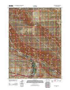Fort Steele 2012 topographic map thumbnail