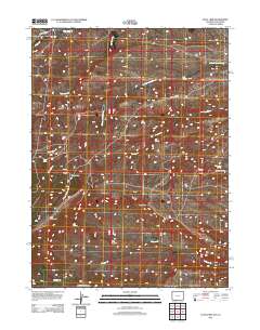 Four J Rim 2012 topographic map thumbnail
