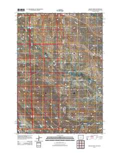 Gravel Draw 2012 topographic map thumbnail