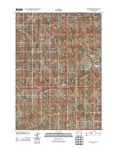 Lightning Creek 2012 topographic map thumbnail