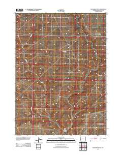Monument Butte 2012 topographic map thumbnail