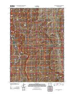Hole-in-the-Wall 2012 topographic map thumbnail