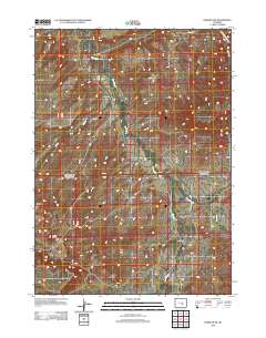 Horse Peak 2012 topographic map thumbnail