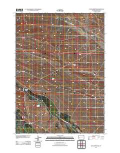 Budd Reservoir 2012 topographic map thumbnail