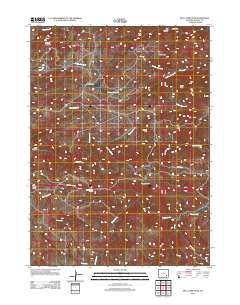 Bull Camp Peak 2012 topographic map thumbnail