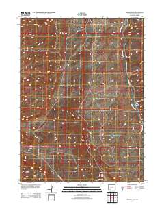 Wilkins Peak 2012 topographic map thumbnail