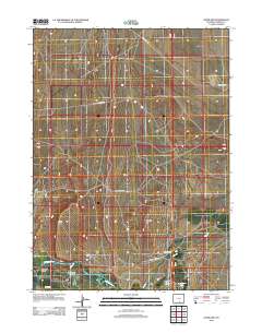 Overland 2012 topographic map thumbnail