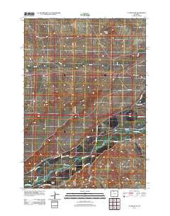 Y U Bench NE 2012 topographic map thumbnail