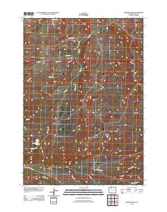 Horner Creek 2012 topographic map thumbnail
