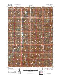Mikes Draw 2012 topographic map thumbnail