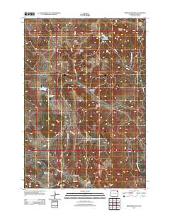 Missouri Buttes 2012 topographic map thumbnail