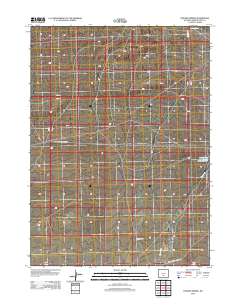 Chicken Spring 2012 topographic map thumbnail
