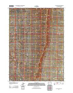 Clay Buttes SE 2012 topographic map thumbnail