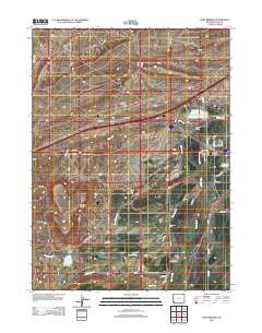 Fort Bridger 2012 topographic map thumbnail