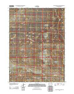 Black Rock Flat East 2012 topographic map thumbnail