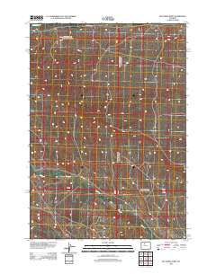 Blue Mesa West 2012 topographic map thumbnail